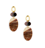 ZENZII:  RESIN SHIMMER DISC EAR