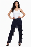 GIGI MODA:  SILK RUFFLE PANT