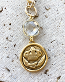 VB&CO:  19" QUEEN BEE PEARL NECK