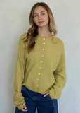 THINGS BETWEEN:  LIGHTWEIGHT BUTTON CARDIGAN