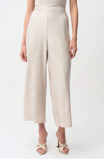 JOSEPH RIBKOFF:  TEXTURED SATIN SIDE SLIT PANTS
