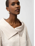 JOSEPH RIBKOFF:  TEXTURED JKT W/OVERLAY COLLAR