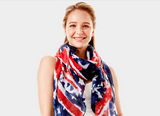 PORTS:  USA FLAG SCARF