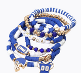 PORTS:  FOOTBALL BRACELET SET