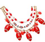 PORTS:  MULTI CHAIN FOOTBALL NECK