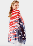 PORTS:  USA FLAG SCARF