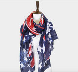PORTS:  USA FLAG SCARF