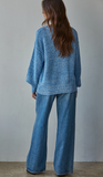 BY TOGETHER:  RIBBED HIGH MOCK SWEATER