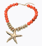PORTS:  STARFISH PENDANT BEAD NECK