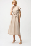 JOSEPH RIBKOFF:  MEMORY FIT FLARE DRESS/TIE WAIST