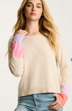 LISA TODD:  BLOCK PARTY L/S SWEATER
