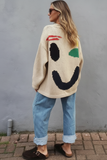 MCCOLIN:  PLAYFUL FACE PULLOVER SWEATER