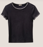 DYLAN:  BROOKS BLANKET STITCH TEE