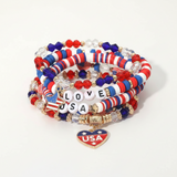 PORTS:  5 PC USA HEART BRACE SET