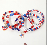 PORTS:  5 PC USA HEART BRACE SET