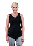 TEES BY TINA:  SAPHIRE SHEEN TANK