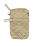 BC BAGS:  QUILTED PHONE/XBODY BAG
