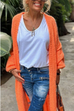 MCCOLIN:  LOVE & PEACE LONG CARDIGAN