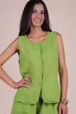 GIGI MODA:  VENTURA LINEN VEST