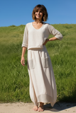 GIGI MODA:  PRIMAVERA LINEN & CROCHET TOP