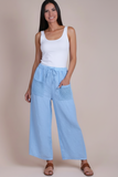 GIGI MODA:  PRIMAVERA LINEN & CROCHET PANT