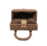 BC BAGS:  LAGOS WOVEN BOX BAG/XBODY