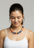 KATIE KOLLECTIVE:  RONDELLE W/GOLD NECK