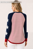 ZAKET & PLOVER:  AMERICANA STAR STRIPE SWTR