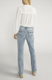 SILVER JEANS:  ELYSE MID RISE SLIM BOOT CUT JEAN