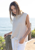 DYLAN:  COVE SLEEVELESS SWEATER