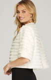 STYLE USA:  FAUX FUR CROP JACKET