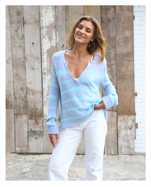 WOODEN SHIPS:  MARGOT STRIPE SWEATER