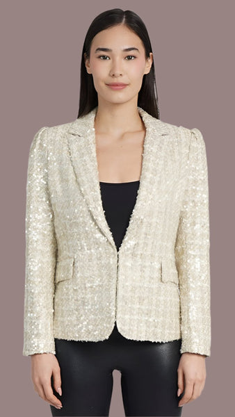 LOVE TOKEN:  JENSEN SEQUIN BLAZER