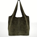 ITALIAN'S LEATHER:  GIANNINA SUEDE LEATHER BAG