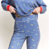 HONEYDEW:  BACK IN BED HENLEY PJ SET