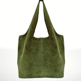 ITALIAN'S LEATHER:  GIANNINA SUEDE LEATHER BAG