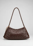 EMBERLOOM  WOVEN PALM ACCENT SHOULDER BAG