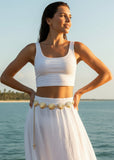 ANARCHY STREET:  SEASHELL LINK CHAIN BELT
