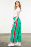 THML:  PRINT PANT W/SIDE STRIPES