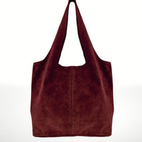 ITALIAN'S LEATHER:  GIANNINA SUEDE LEATHER BAG