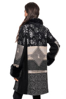 ADORE:  MIXED MEDIA COAT