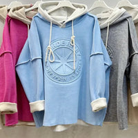 MIMI & GOGO:  NORTH SKY HOODED SWEATSHIRT