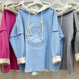 MIMI & GOGO:  NORTH SKY HOODED SWEATSHIRT