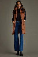 PANACHE:  LONG VEST W/FRONT POCKETS