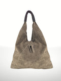 ITALIAN'S LEATHER:  DEMA SUEDE LEATHER BAG