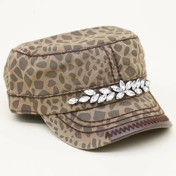OLIVE & PIQUE:  BLING GLITZ CADET CAP