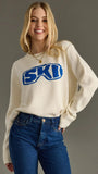 PANACHE:  SKI GOGGLE CREW SWEATER