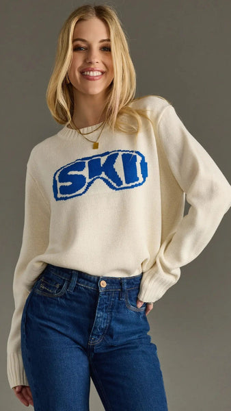 PANACHE:  SKI GOGGLE CREW SWEATER