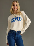 PANACHE:  SKI GOGGLE CREW SWEATER