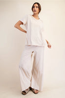 RAE MODE:  S/S COTTON SLUB TOP